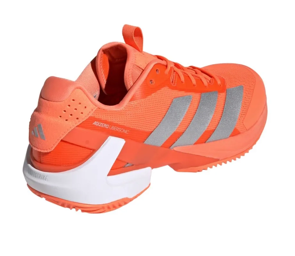 Теннисные кроссовки Adidas Adizero Ubersonic 5 M Clay - lucid orange/silver metallic/core black