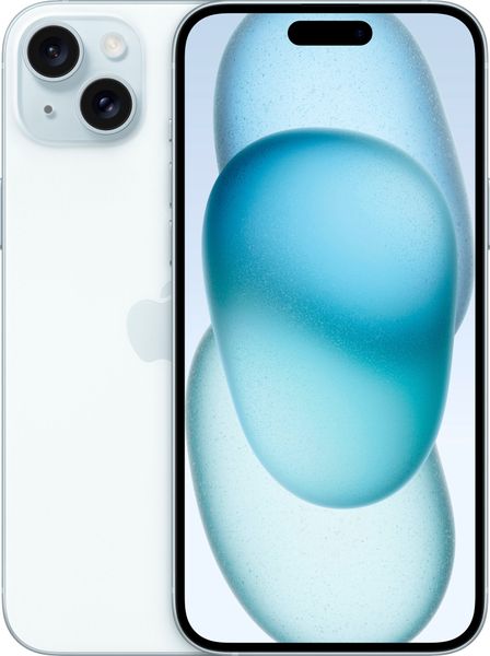 Смартфон Apple iPhone 15 Plus 128 ГБ, Dual: nano SIM + eSIM, голубой