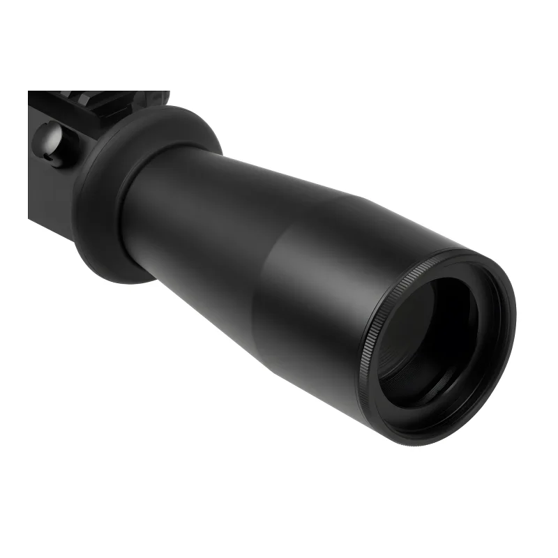 Прицел March Genesis 6-60x56 FML-MT FFP на Picatinny 0.05Mil - объектив крупным планом