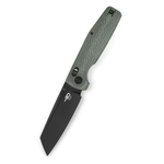 Нож туристический Bestech Slasher сталь D2, рукоять Микарта зеленая