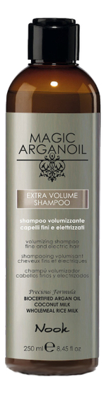 Nook Шампунь для придания объёма тонким и наэлектризованным волосам - Extra Volume Shampoo