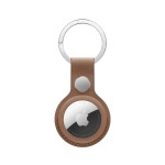 Тканевый брелок с заводным кольцом Apple FineWoven Key Ring для AirTag, Taupe (Светло-бежевый)