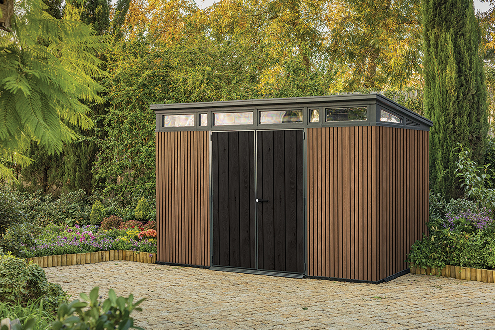 Садовый сарай Keter Signature Vertical Pent 11x7 brown