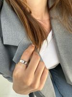 Кольцо Кристал Раунд с лунным камнем / Crystal Round