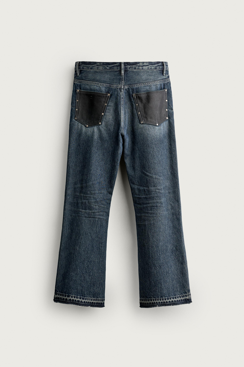 ДЖИНСЫ FLARED FIT С КОНТРАСТНЫМИ КАРМАНАМИ — ZARA