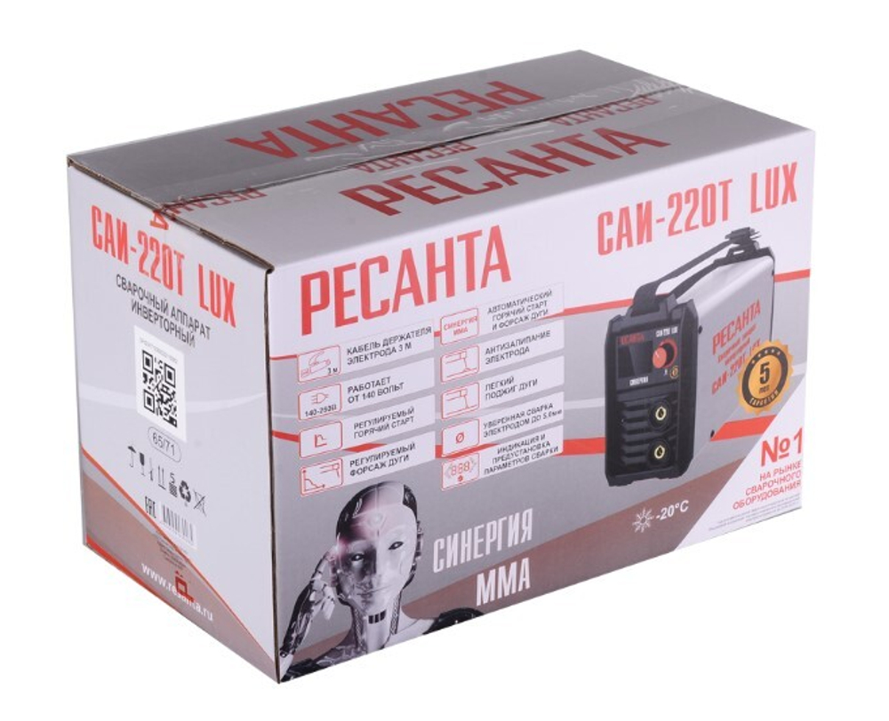 Сварочный аппарат инверторный САИ-220Т LUX Ресанта