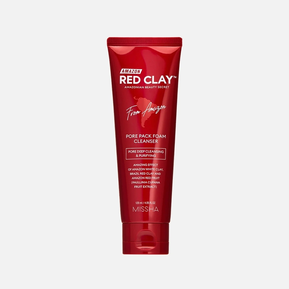Amazon Red Clay™ Pore Pack Foam Cleanser, Глиняная пенка-маска для очищения 120мл (до 10.02.28)
