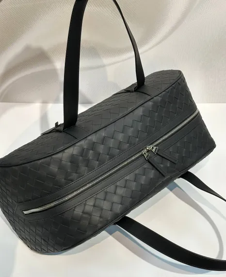 Дорожная сумка Bottega Veneta Intrecciato черный