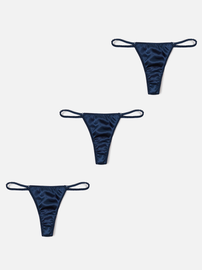 Набор стринг Classic DARK BLUE