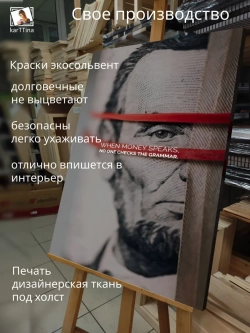 Картина на стену Влияние 30х40см 1шт.