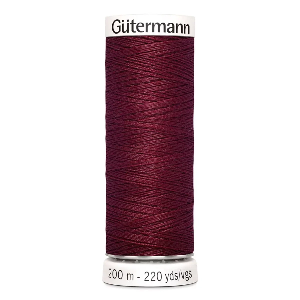 Нить Sew-All 200 м, Gutermann, 368 бордо