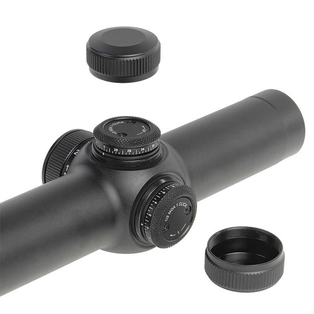 Оптический прицел Veber Black Russian 1-4x24 TSS RG ( Сетка FireDot 4 / с подсветкой )