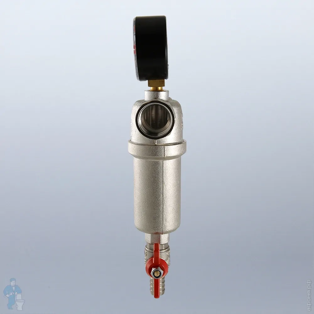 Фильтр с манометром VALTEC самопромывной 1/2"