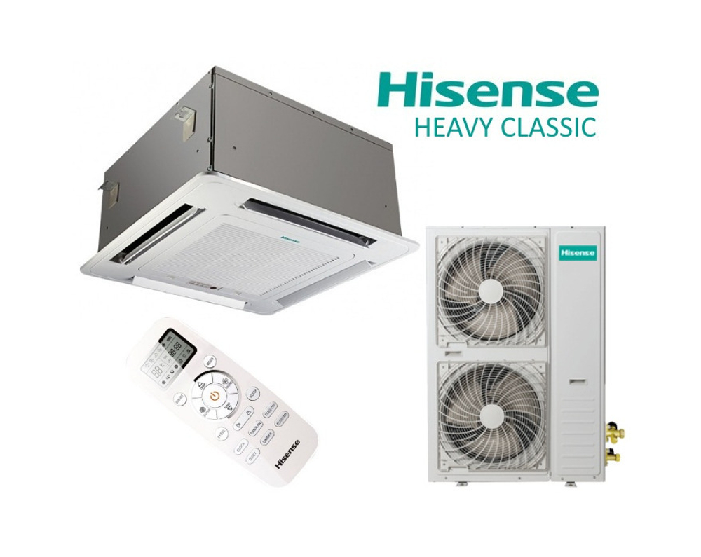 Кассетный кондиционер Hisense HEAVY CLASSIC AUC-48HR4SHA/AUW-48H6SE1 (зимний комплект)