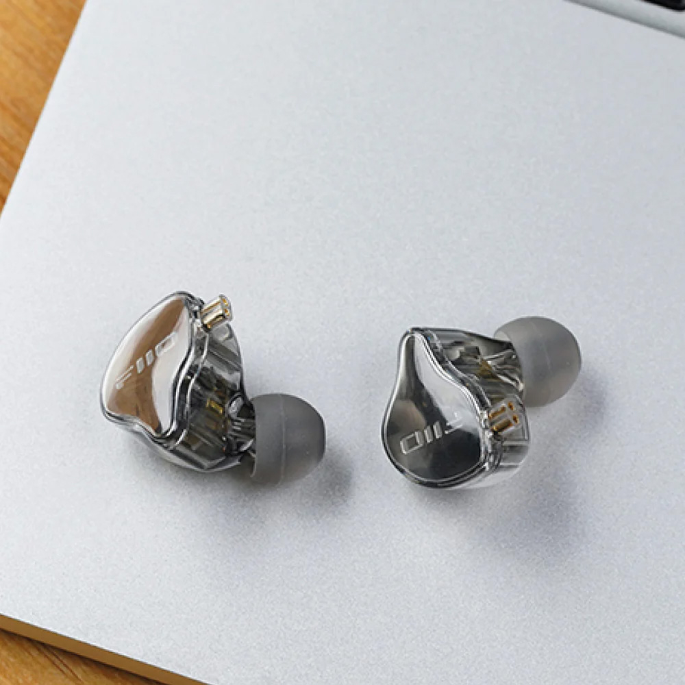 FiiO JD10 Прозрачно-черный [Transparent Black] — проводные внутриканальные динамические наушники