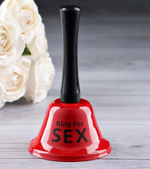 Настольный колокольчик RING FOR SEX (Цвет: красный с черным)