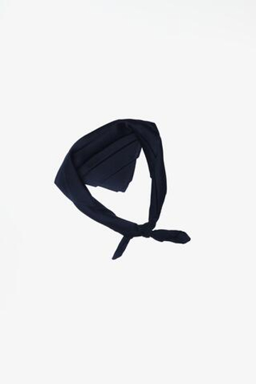 ZARA X JOHN GALLIANO ОДНОТОННАЯ БАНДАНА, МОРСКОЙ СИНИЙ