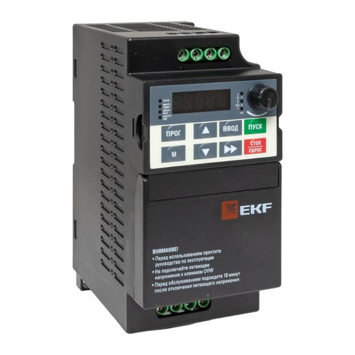 Преобразователь частоты 0,75 кВт 1x230В VECTOR-80 EKF Basic vt80-0r7-1