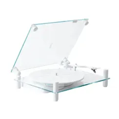 Transparent Transparent Turntable White