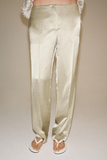 БРЮКИ ПРЯМОГО КРОЯ ИЗ СМЕСОВОГО ЛЬНА — ZW COLLECTION — ZARA
