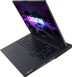Ноутбук 17,3" Lenovo Legion 5 17ITH6 Core i5 11400H/2x8Gb/512Gb SSD/NV RTX3050 4Gb/17.3" FullHD/DOS Синий (82JN0008RK)