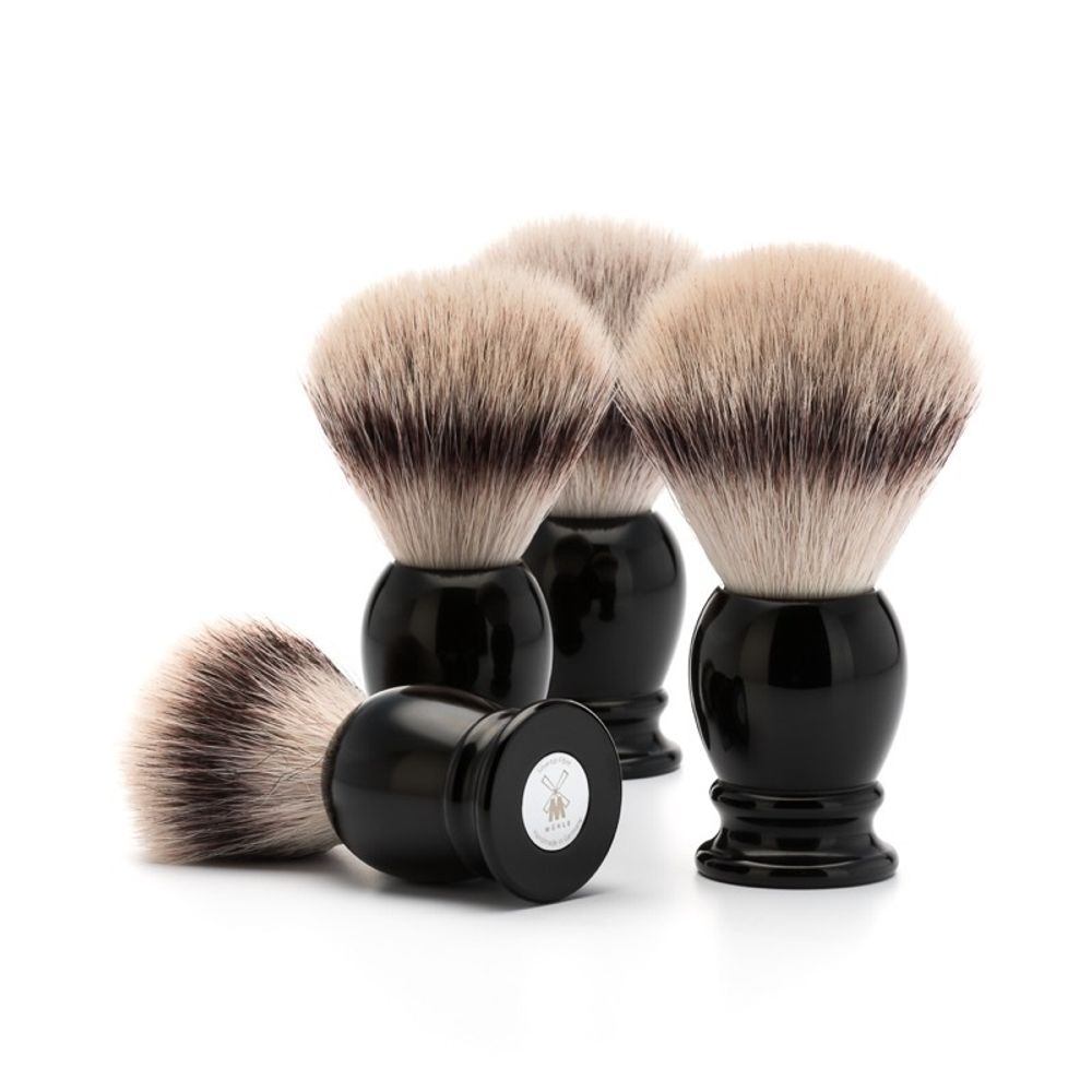 Помазок MUEHLE CLASSIC, фибра высшей категории Silvertip, черная смола, размер L (33 K 256)