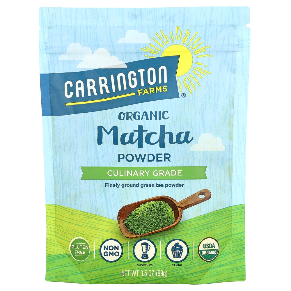 Carrington Farms, Органический порошок матча, 99 г (3,5 унции)