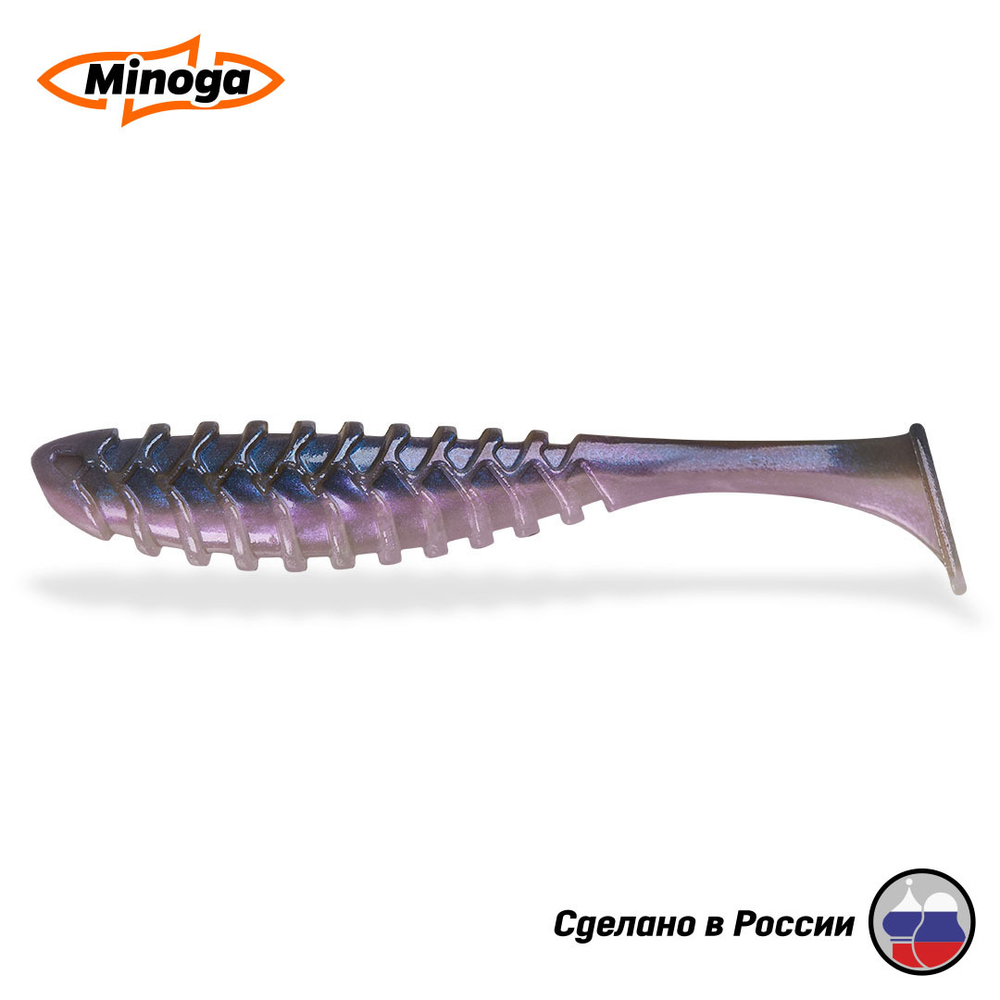 Силиконовая приманка "Minoga" COOPER 3,0"(6шт) 75мм, 2,5гр, цвет 111