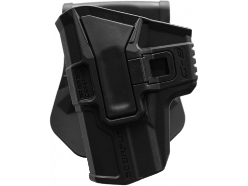 Кобура поворотная для Glock 9 мм (левша), черный, Fab Defense