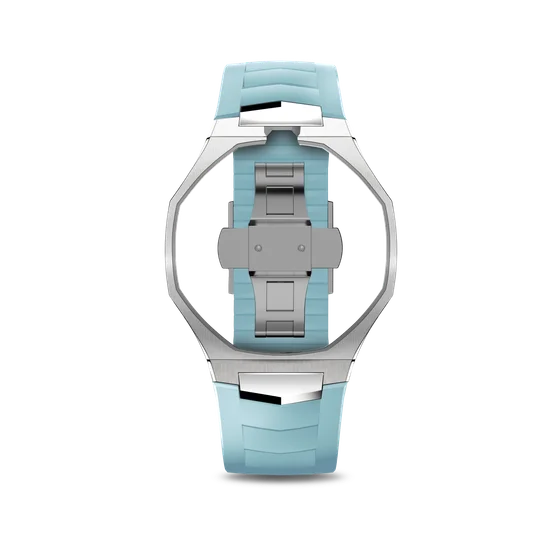 Корпус для часов POP-Swatch x AP - BLAUE ACHT из 2 ремешков