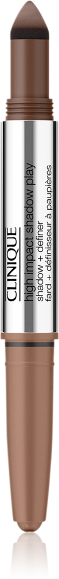 Clinique High Impact Shadow Play - Тени для век в карандаше двойной оттенок Double Latte, 1 g