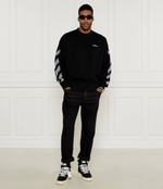 Кожаные кроссовки OFF-WHITE - черный(OMIA065F 24LEA004)
