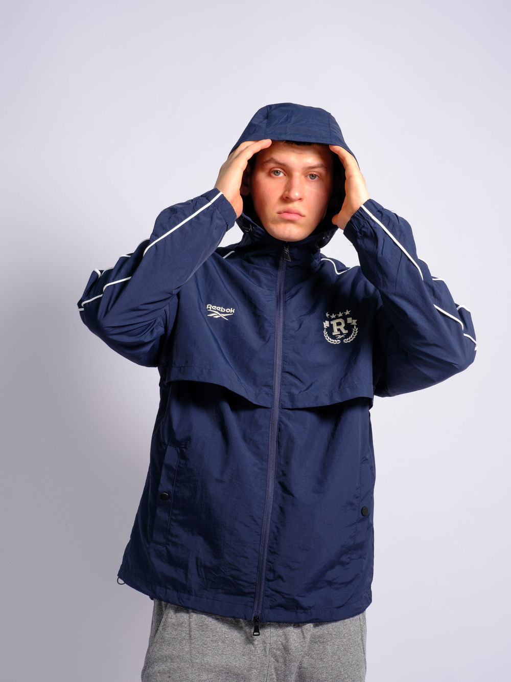 Ветровка Reebok #9108 (син.)