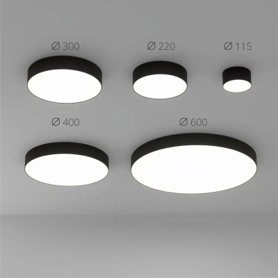 Потолочный светильник Arte Lamp FADO A6635PL-1BK, 1хLED