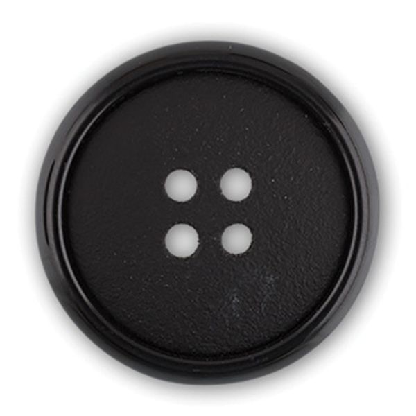Пуговицы 4 прокола 34L=21 мм, 24 шт, костюмные, А008 черный, Gamma OXG 0029