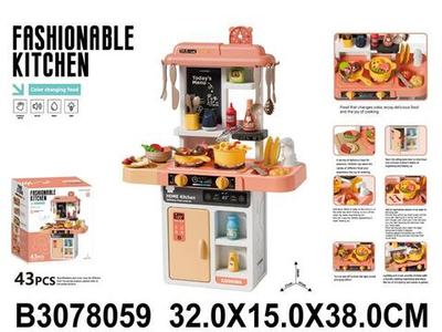 Игровой модуль "Кухня" 43 предм. коробка 889-298A