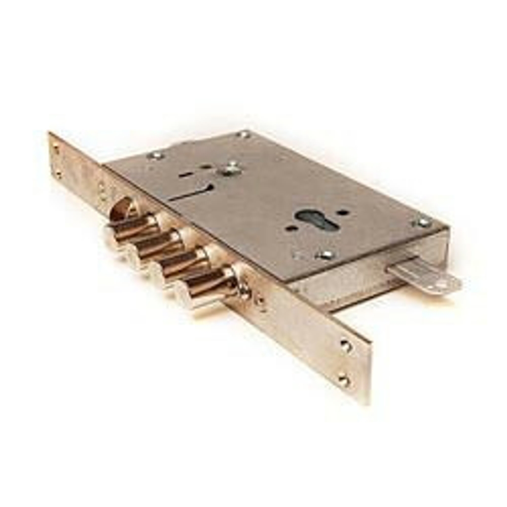 Корпус замка 56.535.48 /однокл,защел,4 ригеля 1/8"CISA"