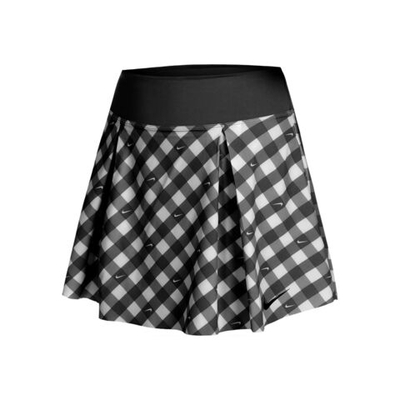 Женская теннисная юбка Nike Dri-Fit Club Regular Printed Skirt Women - Black, White