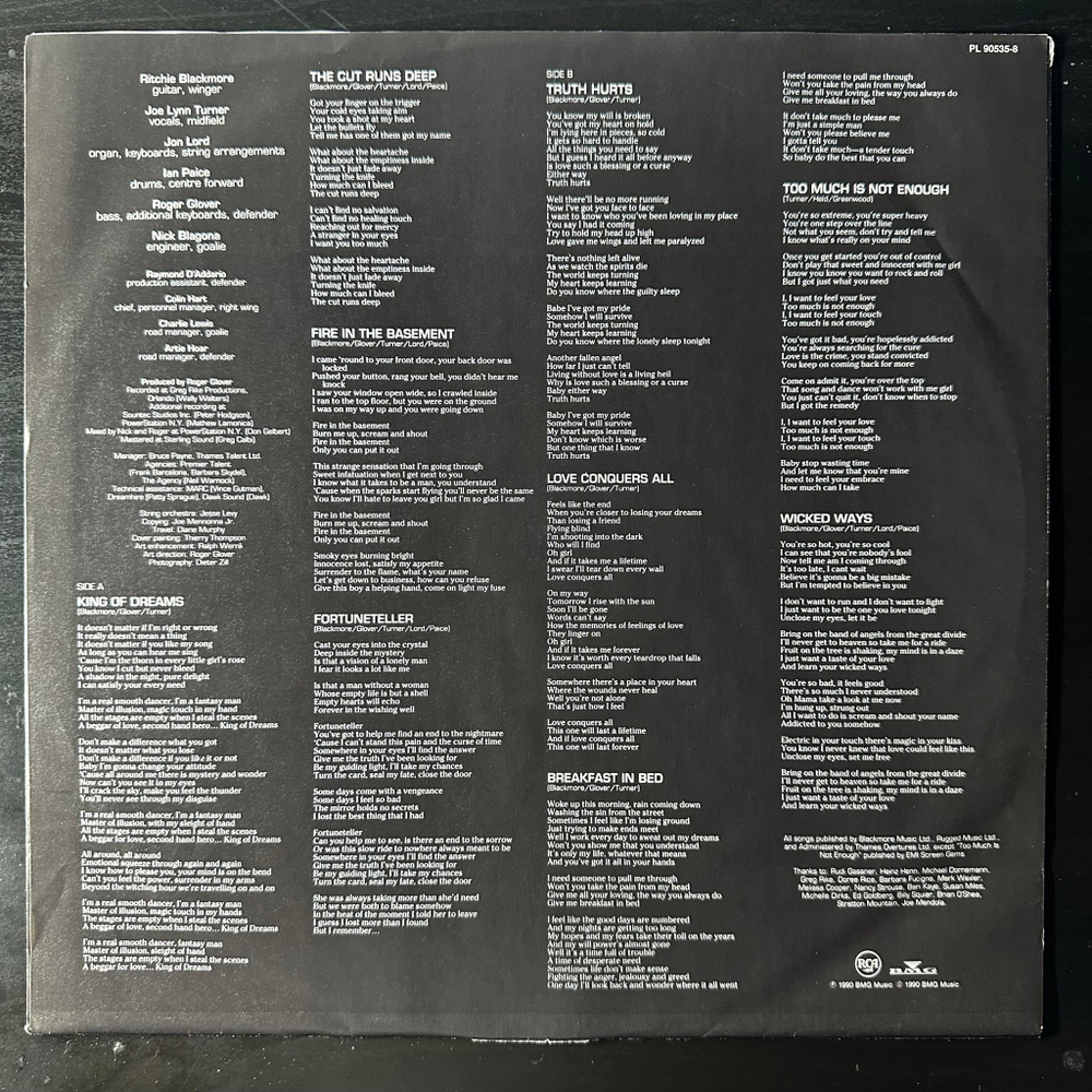 Deep Purple ‎– Slaves And Masters (Европа 1990г.)