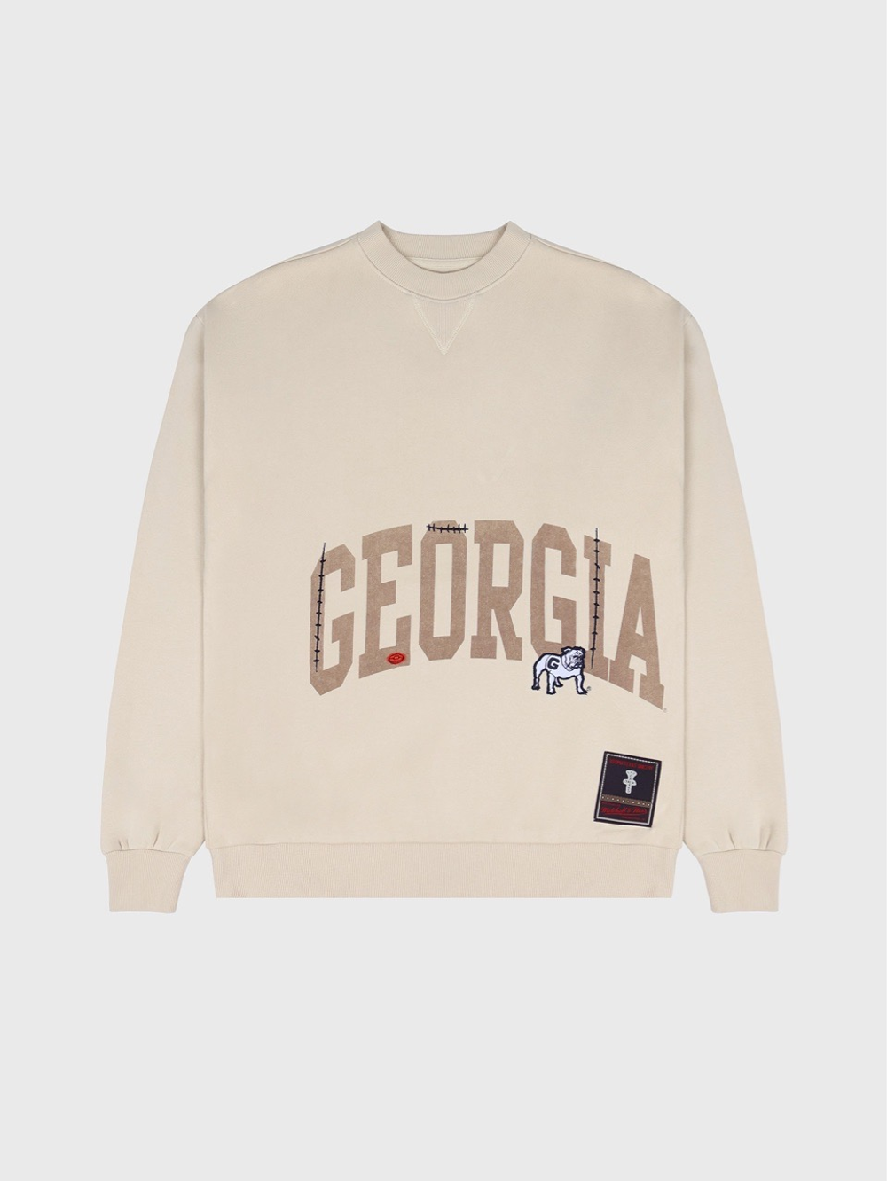 Свитшот Travis Scott Cactus Jack x Mitchell & Ness Georgia Bulldogs