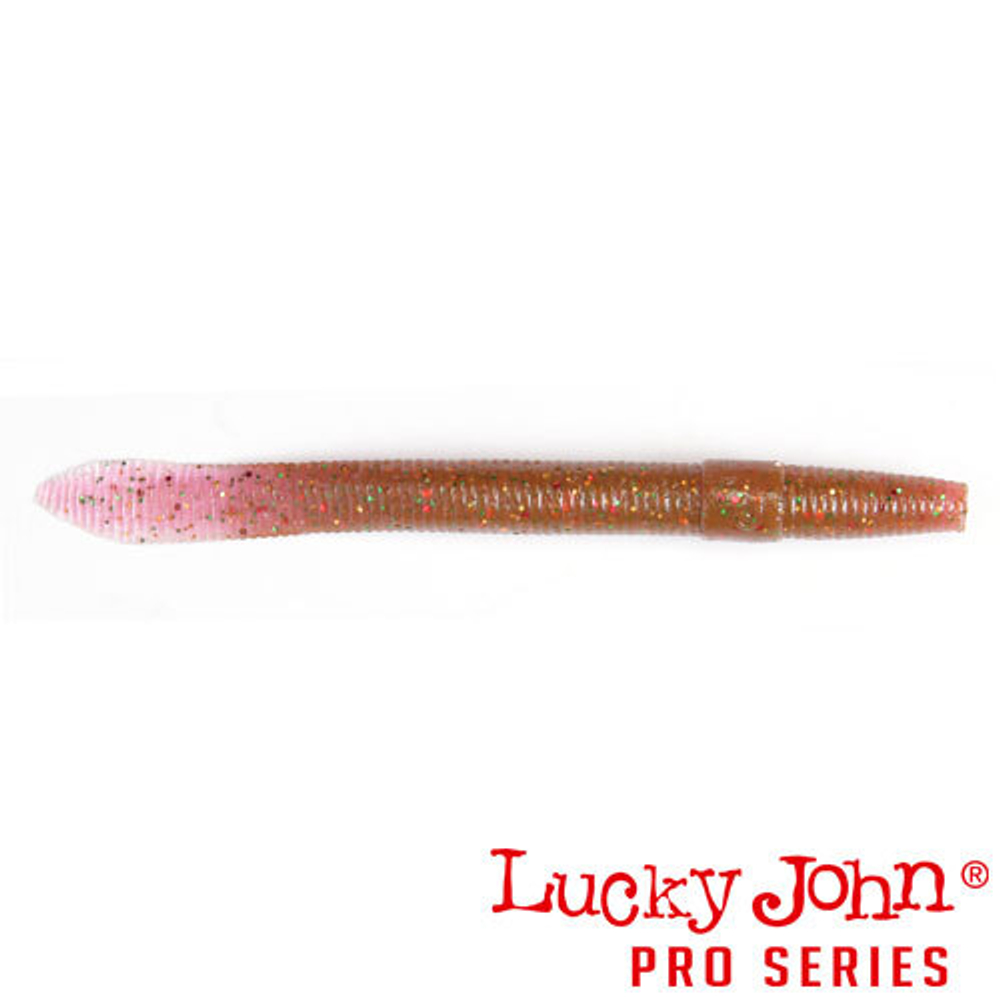 Черви съедобные Lucky John Pro Series WACKY WORM (99мм/10шт)