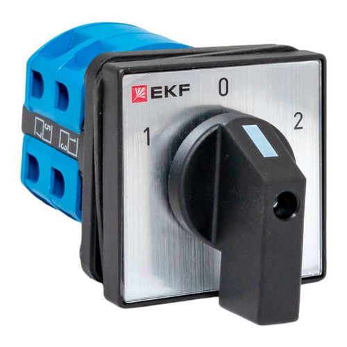 Переключатель кулачковый ПК-1-22 25А 2P «1-0-2» IP65 EKF pk-1-22-25-65