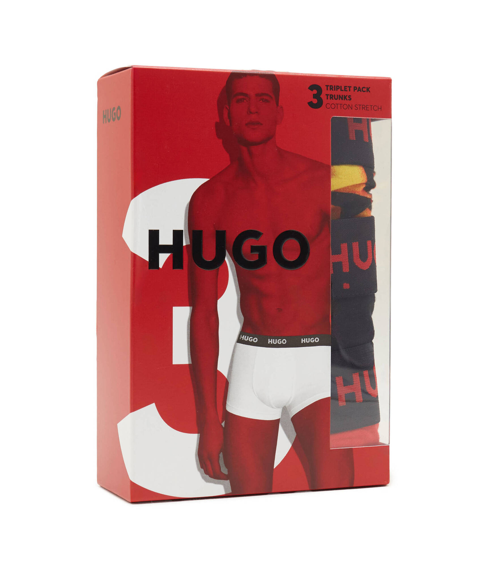Трусики-боксеры 3шт. Hugo Bodywear - оранжевый(50480170)