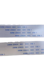 Шлейф FFC 30-pin Шаг 0.5mm Длина 15cm Обратный A-B AWM 20624 80C 60V VW-1