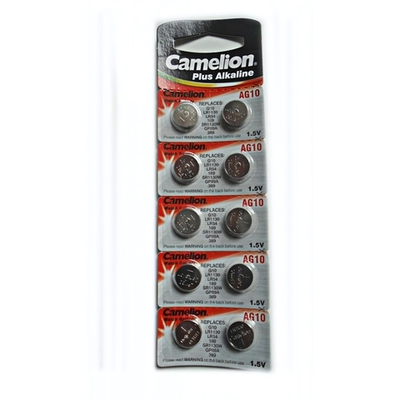 Элемент питания Camelion AG-10 BL/10 (комплект 10 шт)