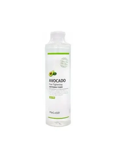 Meloso Avocado Pore Tightening Whitening Toner Отбеливающий тоник для сужения пор с экстрактом авокадо, 300 мл