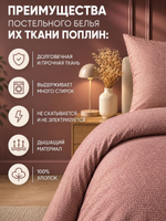 Пододеяльник 175х210 2-спальный Поплин Хлопок Гуси на зеленом фоне