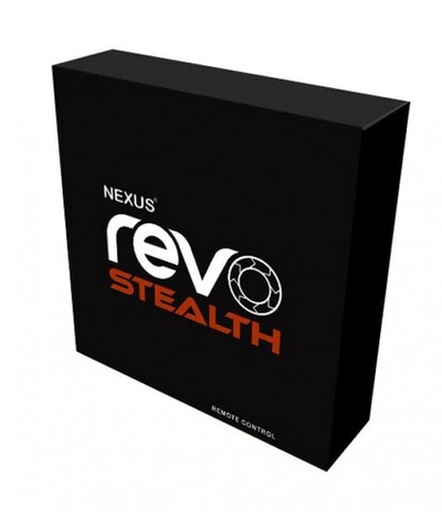 Вибромассажер простаты с вращающейся головкой Nexus Revo Stealth, черный (Цвет: черный)