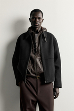 КУРТКА ИЗ СМЕСОВОЙ ШЕРСТИ КЛАССИЧЕСКОГО КРОЯ — ZARA · 8281/765