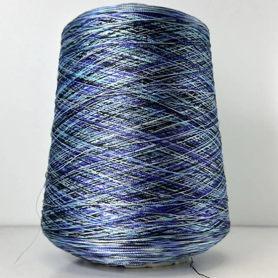 0436K - Missoni; 100% вискоза; 1500м/100гр; col. 4071, цвет: голубой, фиолетовый, черный; S501